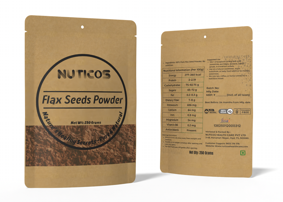 flax seeds powder
